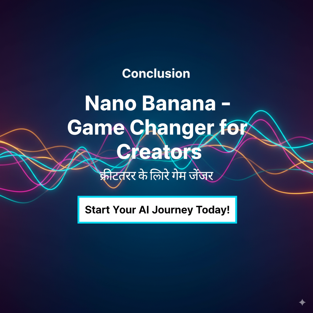Google का Nano Banana (Gemini 2.5 Flash Image) सिर्फ ek AI upgrade नहीं है, बल्कि ek game-changer है visual content creation की दुनिया में.